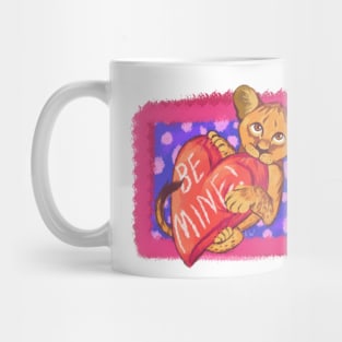 Lion Cub Valentine Mug